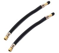 2 Piezas Extensor de Válvula Extensión de Vástago, Extensión de Válvula de Neumático de Goma, Extensión del Vástago Válvula de Automóvil, para Coche Moto Bici Camión Caravana
