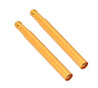 2 Piezas Extensor de Válvula Presta de Bici para Extensión de Válvulas de Neumático Interno, 60 mm, Aleación de Aluminio (Oro) Bicicletas y Accesorios