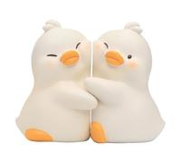 2 Piezas Extremo De Libro ABS Para Estantes Sujetalibros Pato Dibujos Animados Tapón Libro Escritorio Antideslizante Para La Biblioteca Oficina Escuela Accesorios