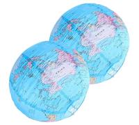 2 Piezas Farolillo de Papel Globo Terráqueo Decorativo
