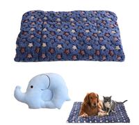2 Piezas Felpa Cama Perro Set, 45 * 65cm Para Mascotas Con Cojín Elefante, Lavable, Cojín Central Suave, Antiestres Colchon Para Perros Pequeños y Gatos