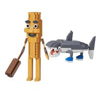 2 piezas Figura de Bloques Italian Brainrot tralalero tralala - Divertido Animal 3D para coleccionar y Construir, Pieza Decorativa Original e Idea Creativa de Regalo para niños, coleccionistas