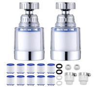 2 Piezas Filtro Agua Grifo und Conector 10 Piezas Algodón Filtrante