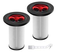 2 Piezas Filtro Aspiradora para Bosch Unlimited Gen2 Serie 8, para Bosch 12036642,12023349 HEPA Filtro con Juego de Cepillos, para Olores y Contra Polvo Fino
