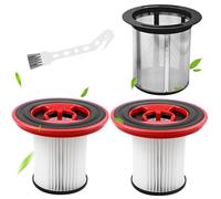 2 Piezas Filtro Aspiradora para Bosch Unlimited Series 7, para 12040193 BKS711XXL BBS711W BBS712A BCS711GB BKS711MALL, con Filtro HEPA Lavable de Acero Inoxidable y Cepillar, para Contra Polvo Fino