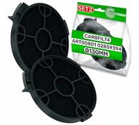 2 Piezas Filtro Carbono Campana Extractora Tipo 58 con Código Original 4055374690 para AEG CFC00380 para Elica C00308179 para Indesit 482000009756 para Whirlpool - Garantía de 5 Años - ONIX TECH