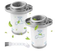 2 piezas Filtro de repuesto Compatible con Aspiradoras rowenta ZR009006 rowenta X-Force Flex 8.60 RH9611 RH9637 RH9638 RH9639 RH9677 RH9678 RH9679 RH9680 RH9690 RH9695 X-PERT 6.60 RH6821 RH6837
