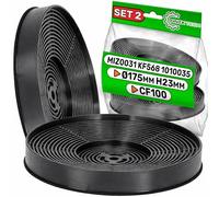 2 Piezas Filtros Carbon Campana Extractora Ø 175 mm Tipo CF100 con Código Original MIZ0031 KF568 1010035 para Exquisit para Respekta para Bomann - Garantía de 5 Años - ONIX TECH