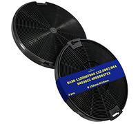 2 Piezas Filtros Carbon Campana Extractora Tipo EFF75 Ø 155 mm H 16 mm con Código Original 1120067944 para Faber 4055093712 para Electrolux para Aeg 9197059543 para Beko - MONTERAL