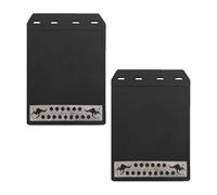 2 piezas Flaps de barro de camión-Guardias de salpicaduras resistentes al calor de servicio pesado, guardabarros de goma resistentes al desgaste para la protección del vehículo | Bolres de guardabarro