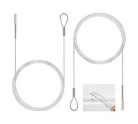 2 Piezas Flexibles Cepillo Limpia tuberias 150cm, Fregar el Refrigerador Utensilios Cepillo de Limpieza para desbloquear y Limpiar desagüe del frigorífico/pajitas y pequeños rincones/Tubo de desagüe