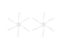 2 piezas for Xiaomi Sweeping Mopping Robot 2C 1C 1T Mop 2 Pro for Dreame D9 F9 l10 Pro, accesorios for aspiradora robot con cepillo lateral de 6 brazos