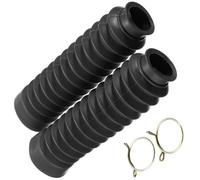 2 piezas Fuelle Protector Horquilla Motocicleta, cubierta horquilla motocicleta, Polainas Horquilla Motocicleta, Fuelle Horquilla Motocicleta, Protectores Horquilla Goma Fuelle para ATV Dirt Bike