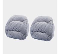 2 Piezas Funda Asiento Coche, para Ford C-MAX Edge Focus Grand C-MAX Ka Ka+ Plus Antipolvo Reposacabezas Asiento Protectores Reposacabezas Elásticos Accesorios Interior,A