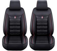 2 Piezas Funda Asiento Coche para Lamborghini Urus, Resistente A Arañazos Y Al Desgaste Impermeable Fácil De Limpiar Fundas De Asiento De Lujo,Black-Red