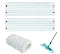 2 Piezas Funda de Repuesto para Fregona Compatible con Leifheit Twist 48cm | Eliminan Rápidamente Las Manchas Sin Dejar Marcas, Muy Absorbentes, Lavables y Reutilizables