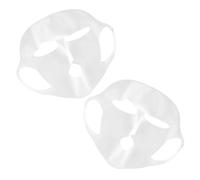 2 Piezas Funda de Silicona para Mascarilla Facial Gancho de Oreja | Cubierta de Color Claro Forma Panda, Diseño Antievaporación y Ajuste Cómodo, para Esposa o Novia