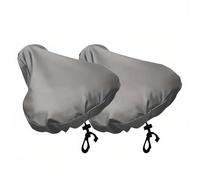 2 Piezas Funda de Sillín de Bicicleta para Trek Top Fuel (2006-2025), 300D Oxford Impermeable Protector de Asiento con Cordón Ajustable Ajuste,Grey