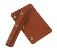 2 Piezas Funda para Asa de Maleta de Cuero PU Marrón, Agarre Cómodo | Protección contra Marcas de Presión, Superficie Lisa, para Viaje Diario, Bolso y Asas de Duffel