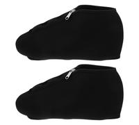 2 Piezas Funda para Botas de Patinaje sobre Hielo de Neopreno L | Ajuste Estable y Seguro, Material Resistente al Desgarro, Absorbe Humedad, para Jóvenes y Torneos