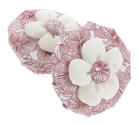 2 Piezas Funda Redonda para Pomo de Puerta Navideña, Rosa, Algodón | Cubierta para Invierno, Tacto Cómodo y Suave, Ayuda a Evitar Contacto Frío, Uso Interior Familiar