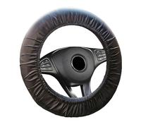 2 Piezas Funda Volante Coche Universal,Tela Oxford Protector Volante Coche(Negro)