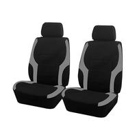 2 Piezas Fundas Asientos Coche para Citroen C1/C3/C3 Aircross / C3-XR / C3 Picasso/C-Elysee, Tejido EláStico Suave Antideslizante Funda De Asiento Delantero,Grey