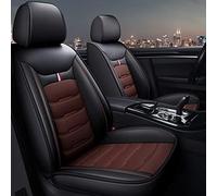 2 Piezas Fundas Asientos Coche para Jaguar E-Pace 2017-2023, Impermeable Transpirable Cubreasientos Auto Interior Accesorios,Black Coffee