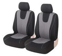 2 Piezas Fundas de Asiento de Coche para Benz GLB 7 Places (Avec poches Filet Des Deux côtés) 2020-2024, Fundas Asientos Delanteros Protector Asiento Cubreasientos Accesorios,B/Grey