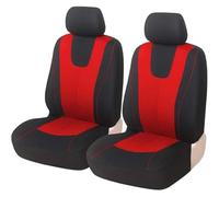 2 Piezas Fundas de Asiento de Coche para Benz GLB 7 Places (Avec poches Filet Des Deux côtés) 2020-2024, Fundas Asientos Delanteros Protector Asiento Cubreasientos Accesorios,C/Red