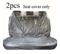 2 piezas Fundas de Cobertura Total para Asientos Traseros de Coche - Protector de Asiento Trasero Antideslizante de Resistencia, Fundas para Asientos Automotrices con Extra Gruesa