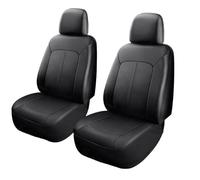 2 Piezas Fundas para Asientos Coche para Fiat 500/500E/500C/ 500L/500X/500X Sport/New 500 Electric, Adecuado para Asientos Delanteros ImpermeableSuave Al Tacto Cubreasientos Coche,1 Black