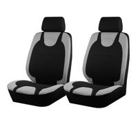 2 Piezas Fundas para Asientos Coche para Land Rover Discovery 1 2 3 4 5 / Discovery Sport 1 2, Antideslizante Cómodo Delanteros Cubreasientos Accesorios para Coche,A Grey
