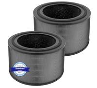 (2 piezas) FY3200 Filtro HEPA de repuesto compatible con Philips Serie 3200 AC3210, AC3220 y AC3221, filtro H13 True Hepa, filtro 3 en 1, HEPA NanoProtect + carbón activo (FY3200/30)