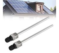 2 Piezas G1/2 Pulgadas Thermowell para Sensor de Temperatura acero Inoxidable 304 Manguitos de Buceo para Sensor de Temperatura (8 x 300 mm)