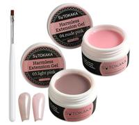 2 Piezas Gel Constructor Uñas,Gel Uñas Constructor,Gel de Construcción para Uñas,Gel Constructor Uñas Profesional,para Correcciones de Uñas,Extensiones de Uñas y Diseños de Manicura (15ml)