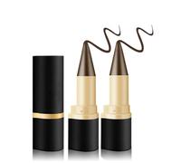 2 Piezas Gel Eyelinerl Eyeliner Waterproof,Maquillaje Liner Eyeliner Marrón Resistente Al Agua Gel Delineador de Ojos,Lapiz de Ojos,Delineador de Ojos Waterproof,Larga Duración (Marrón)