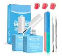 2 Piezas Gel Nail Removedor Set,Removedor Esmalte con Lima de Uñas y Empujador De Cutícula,Elimina rápida y fácilmente el esmalte De uñas,Adecuado para amantes de la manicura