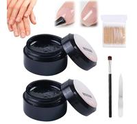 2 piezas Gel Protector Reparador De UñAs,Kit Reparador De UñAs Para Naturales Partidas,Extensiones De,Talecedor De DañAdas,Kit De ReparacióN De