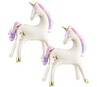 2 Piezas Globos Unicornio, Globos de Papel de Aluminio, Giant Unicorn Balloon, Decoracion Unicornio Cumpleaños Niña, Adornos Fiesta unicornio, para Fiestas Temáticas, Festivales
