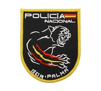 2 Piezas GOR PALMA Insignia de parche bordado militar español con respaldo de gancho