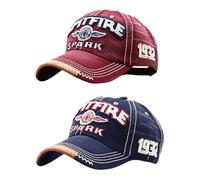 2 Piezas Gorra De Béisbol Bordada, Gorra De Béisbol De Moda, Sombrero De Sol Al Aire Libre, Accesorios.