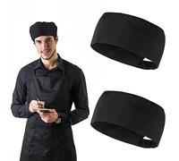 2 Piezas Gorro Cocinero Hombre para Cocina Servicio de Alimentos Gorro de Chef Ajustable Negro para Cocina Servicio de Alimentos Gorro Cocina Mujer Servir y Otros Trabajos