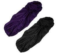 2 Piezas Gorro de Satén para Dormir, Largo, con Cierre, para Pelo | Satinado Delicado, Reduce Frizz y No se Cae, Adecuado para Lavado Facial y Viajes de Trabajo