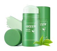 2 Piezas Green tea deep cleanse mask,Green Mask Stick, Máscara de Té Verde, Mascarilla Limpiadora Facial, green tea deep cleanser mask, Mascarilla de Arcilla de té Verde,Hidratar Piel