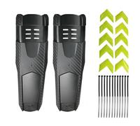 2 Piezas Guardabarros Bicicleta Montaña,guardabarros MTB Guardabarros Delantero y Trasero con 20 Bridas para Cables,10 Pegatinas Reflectantes,Mountain Bike Mudguard para Bicicletas de 20 a 29 Pulgadas