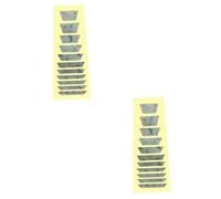2 Piezas Guitarra Pegatinas Preocuparse Calcomanías Para Diapasón Bajo Calcomanías De Diapasón De Guitarra Incrustaciones De Diapasón Pegatinas Diapasón Acústico Pegatinas ibasenice