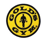 2 Piezas GYM Insignia de parche bordado con respaldo de gancho