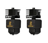 2 piezas H2D Hotend Kit, 3D Printer Print Head Hot End Heating Block Kit with 0.2mm Hardened Steel Nozzle and Silicone Socks for Bambu Lab H2D, A1/A1 Mini