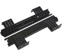 2 Piezas Heavy Duty Ball Bearing Drawer Slides Keyboard Shelf Runners 240 290mm Table Extension Slide Rail For Under Desk Computer (Size : 290mmX70mm)